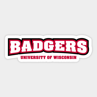 BADGERS - University of Wisconsin Sticker